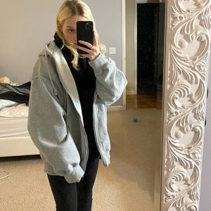 Brandy Melville Oversized Zip Up